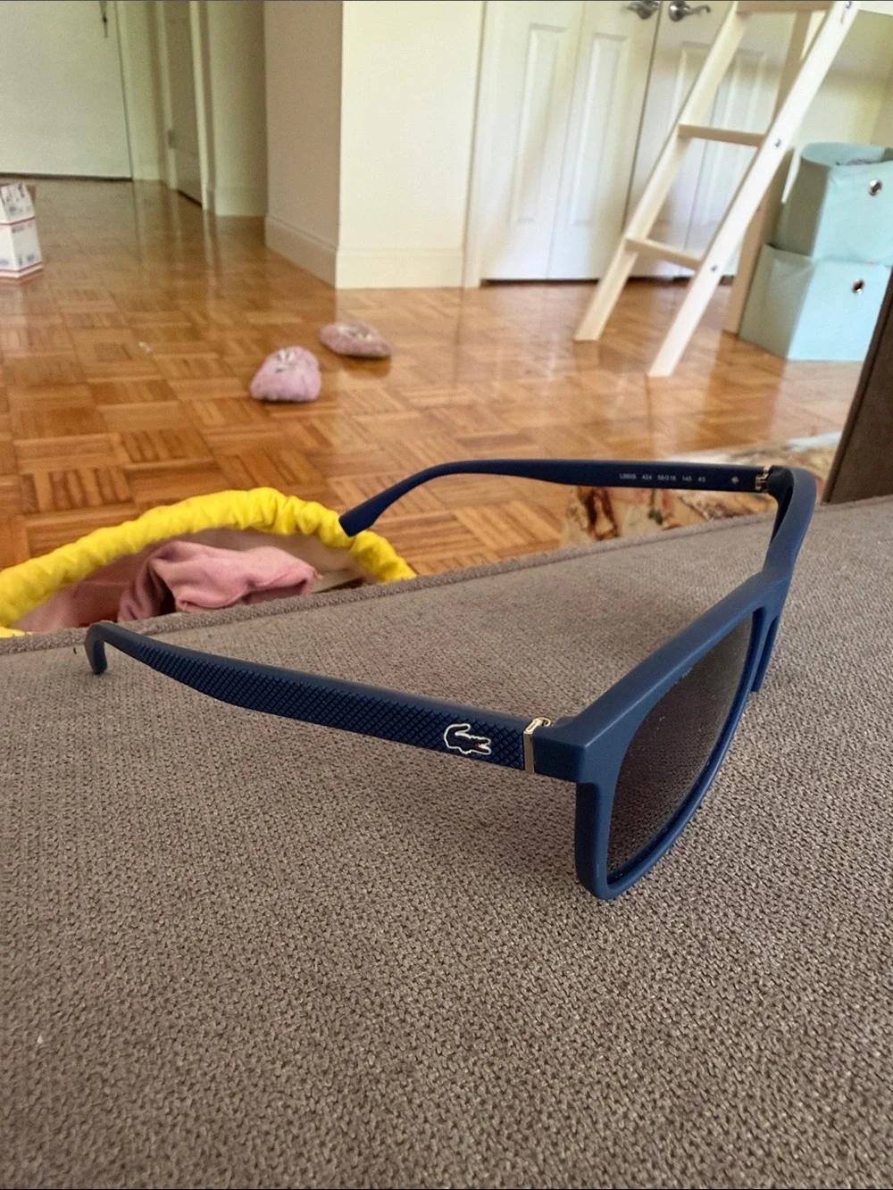 Lacoste Navy Blue Sunglasses with Dark Lenses